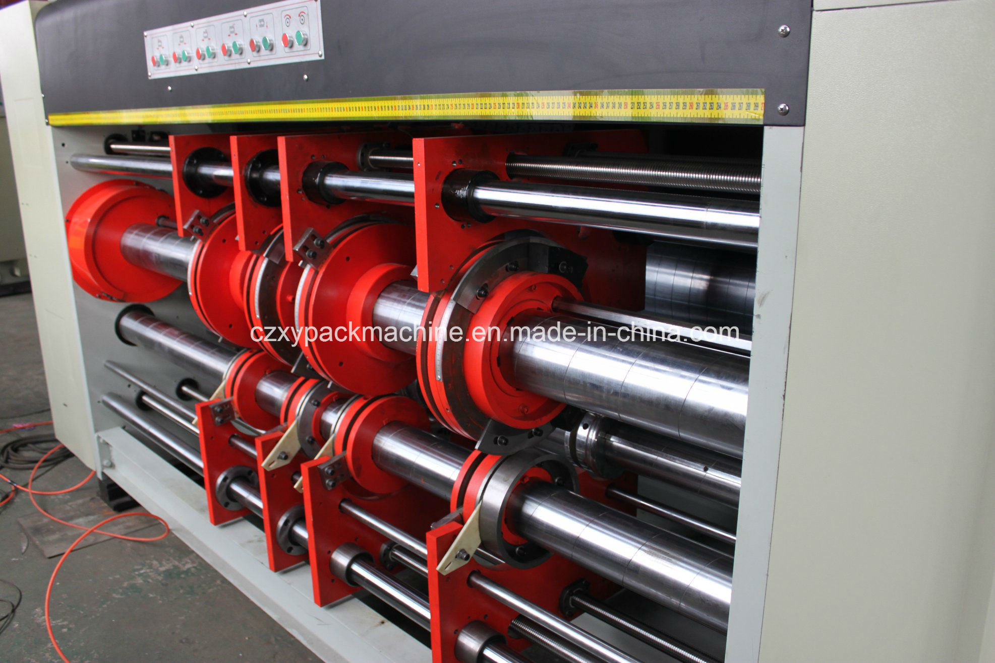 High Speed Corrugated Cardboard 4 Colors Flexo Printer Slotter Die Cutter Machine