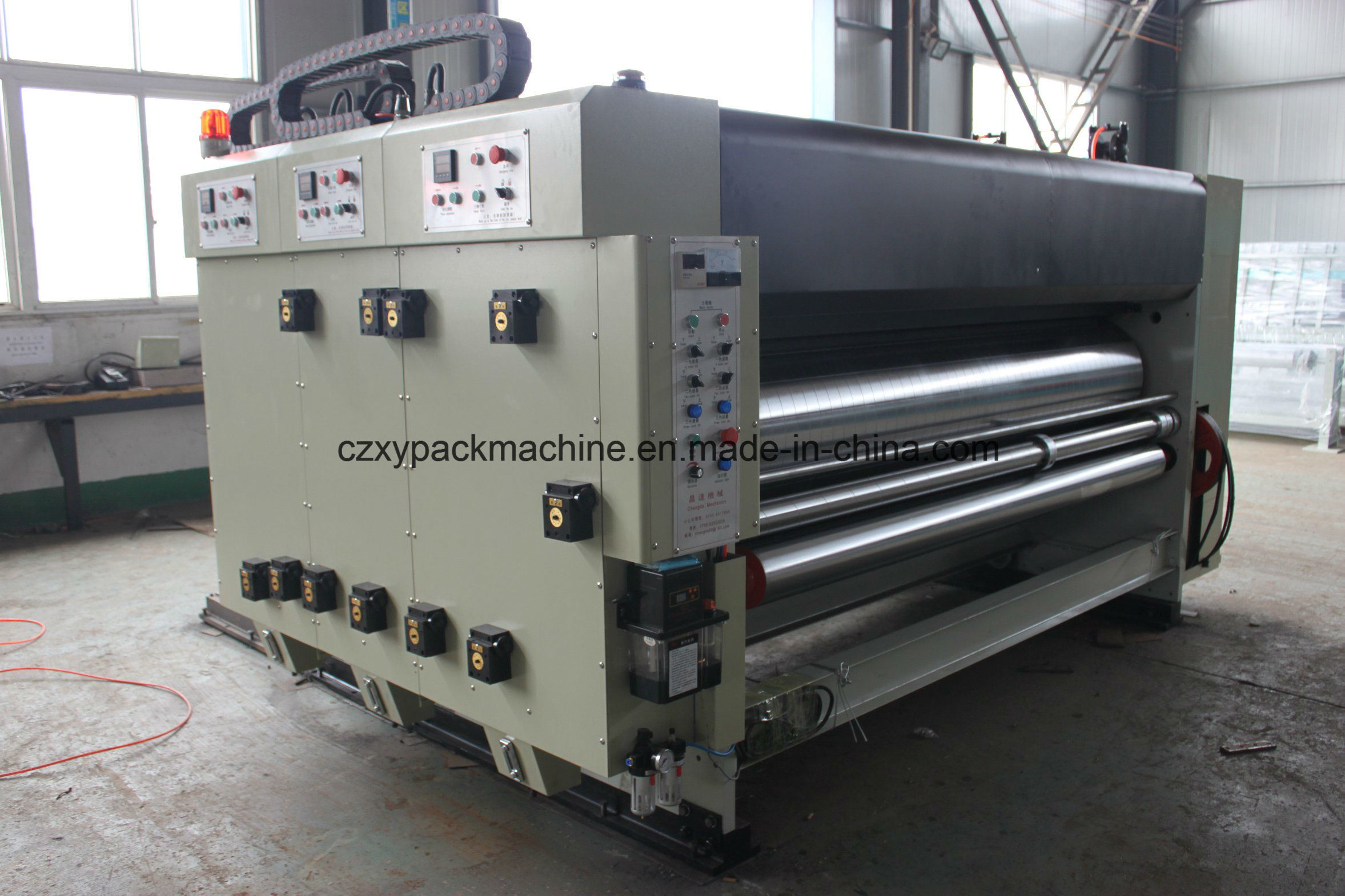 Corrugated Paperboard Printing Slotting Die Cutting Machine