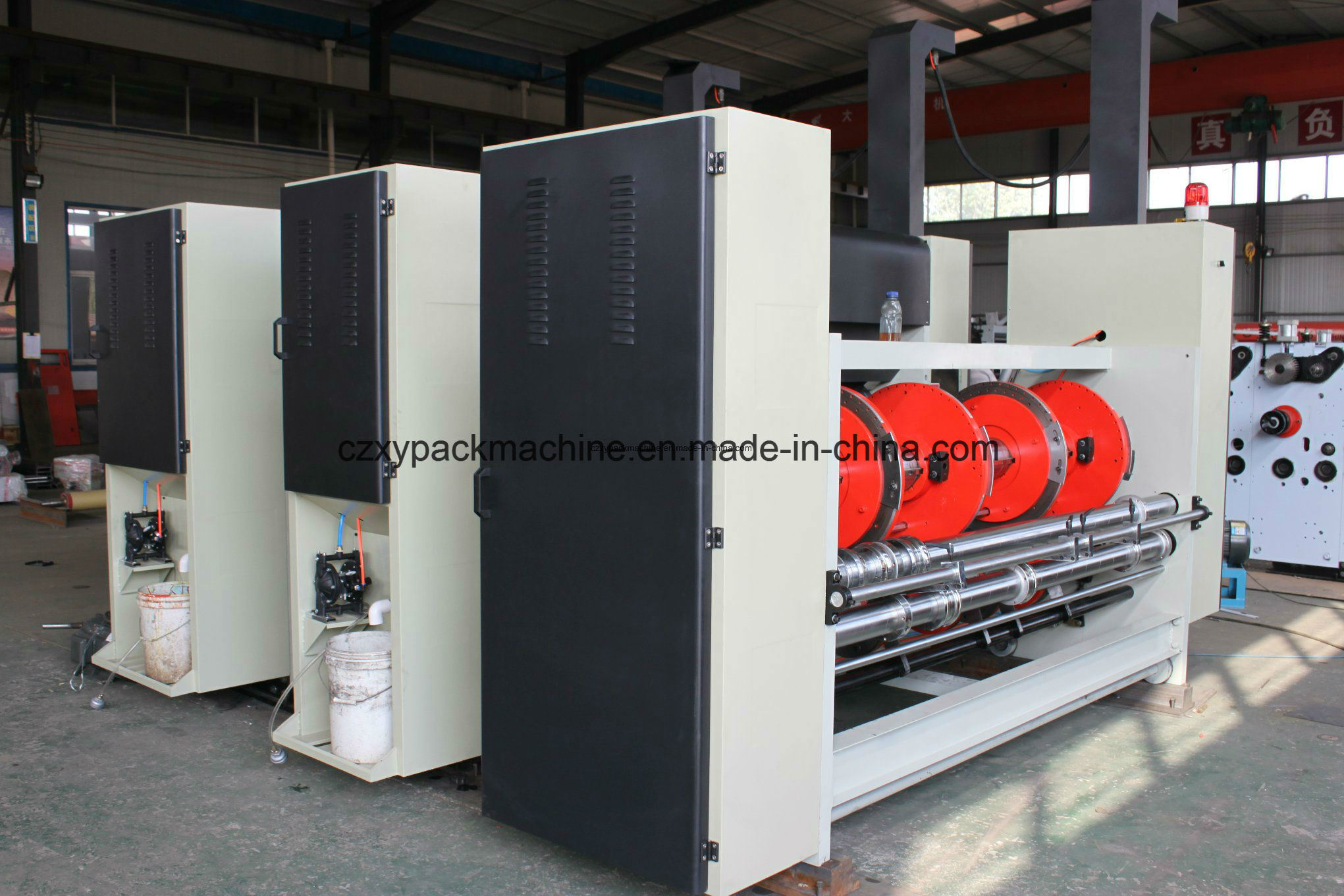 Automatic 4color Printing Slotting and Die Cutting Machine