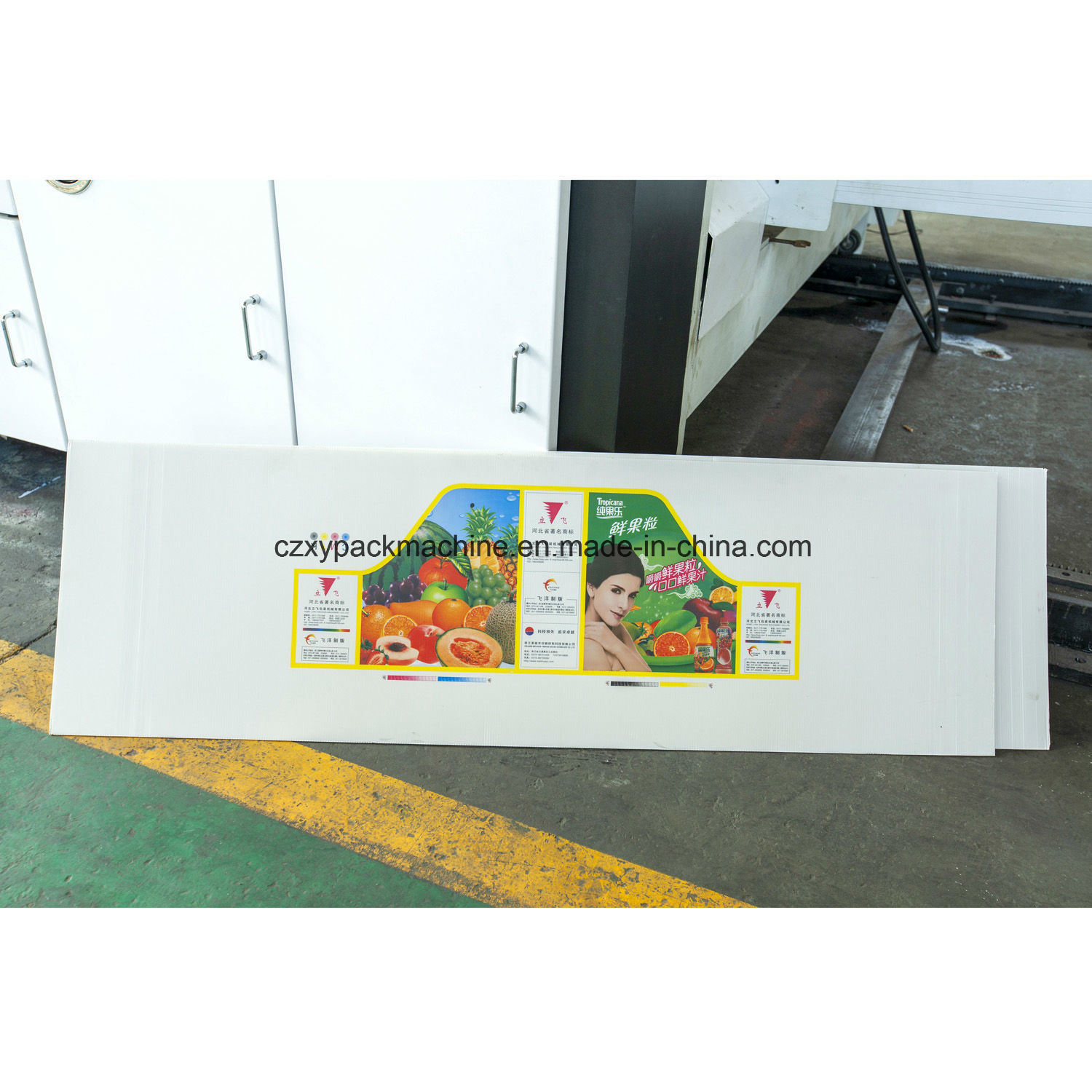 Corrugated Cardboard High Speed 5colors Printing Die Cutting Machine