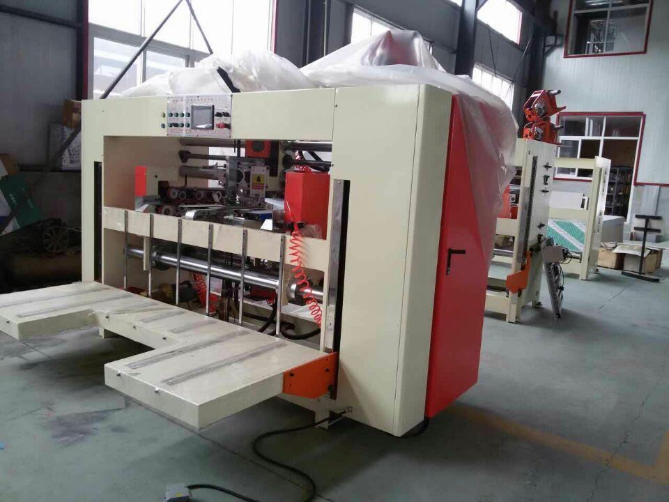 Color Box Dedicated Servo Double Type Semi-Automatic Nail Box Machine