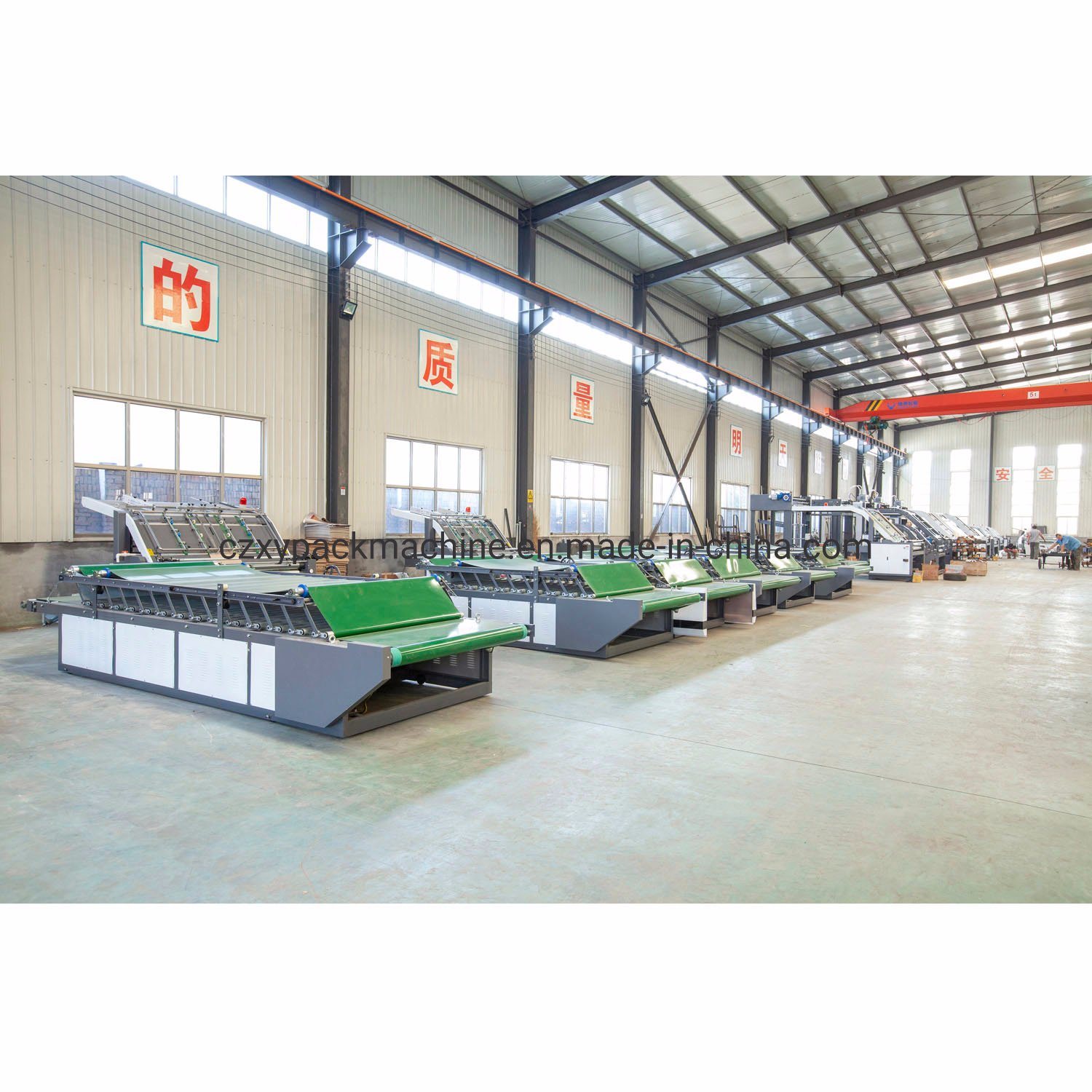 High Speed 3ply Colorful Corrugated Box Flute Laminator Pasting Machine