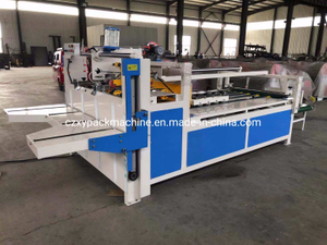 Semi-Automatic 3/5/7ply Colorful Corrugated Box Folding Gluing Machine