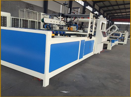 Fully Automatic Corrugated Box Folding and Gluing Making Machine