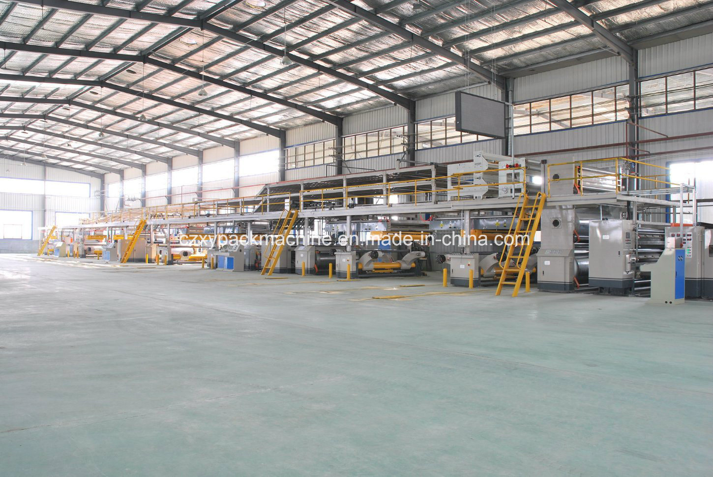 3 Ply High Speed Corrugated Cardboard Production Line