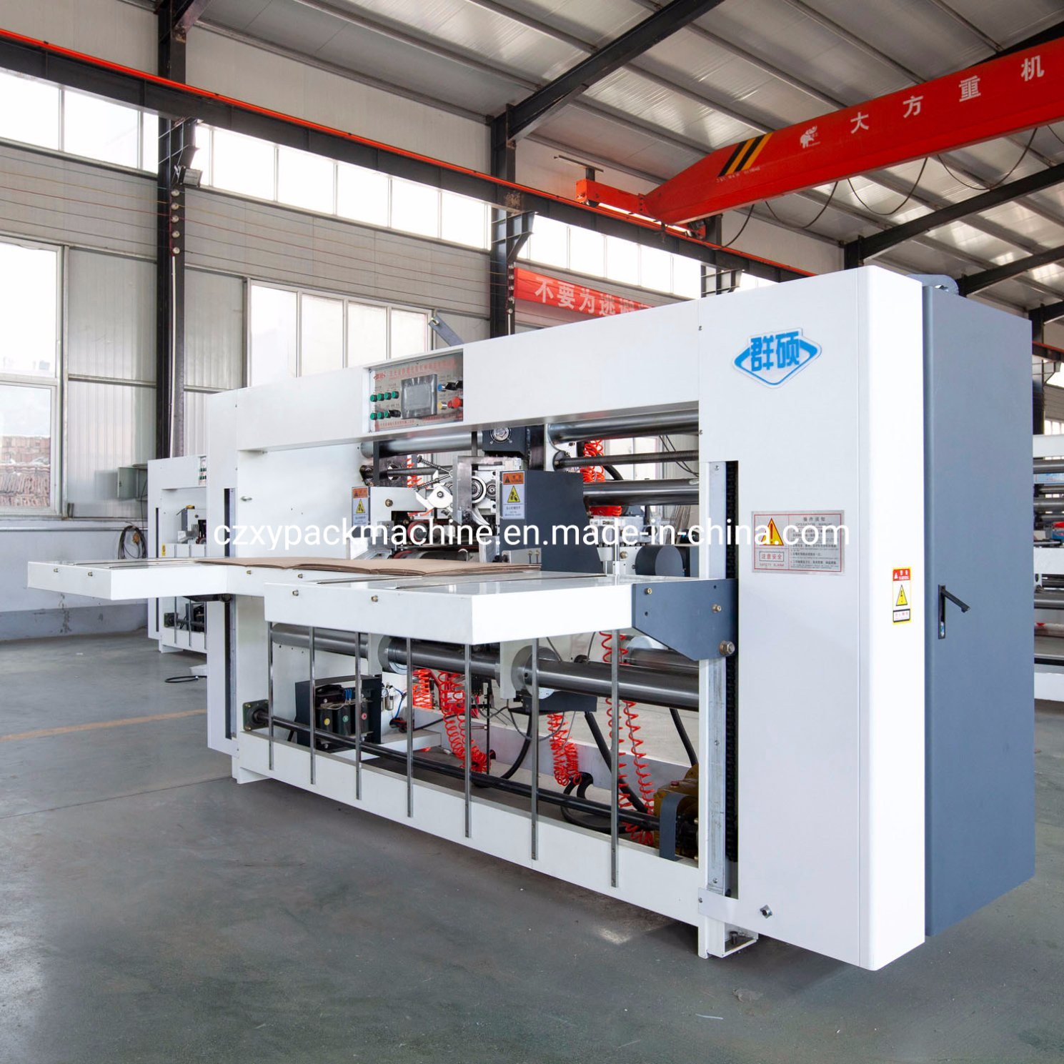 Semi-Automatic Double Head Stapling Machine for Corrugated Box Making