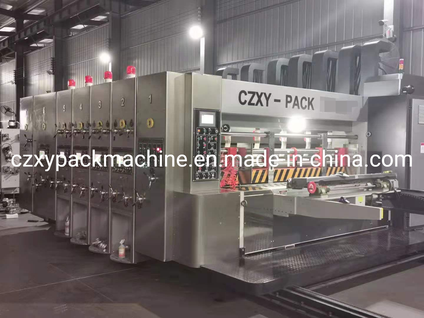 Corrugated Kraft Carton Box Printing Slotting Die Cutting Packaging Machinery