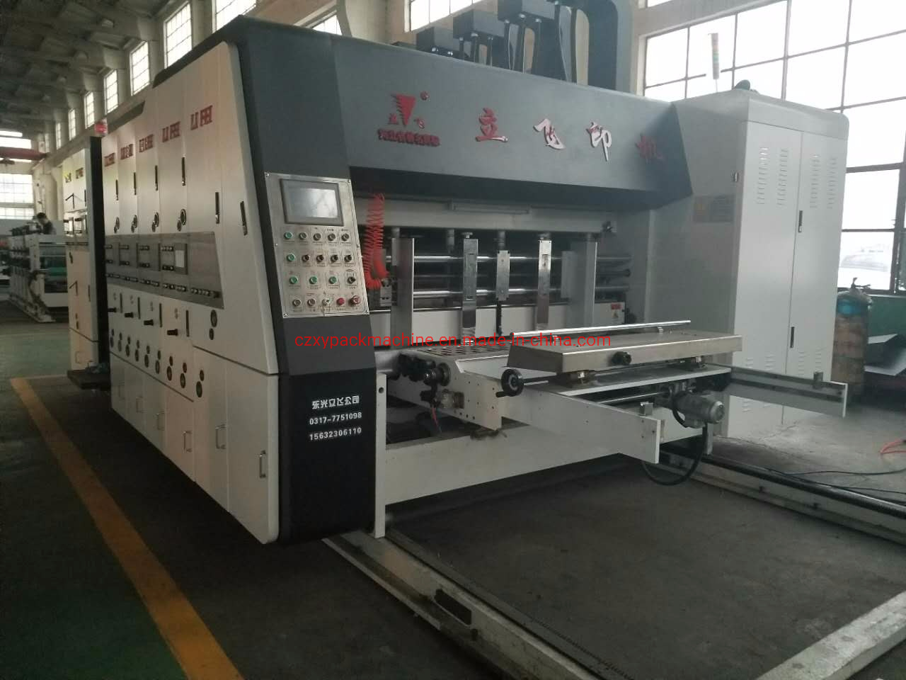 Pizza Box Corrugated Paper Flexographic Printing Machine