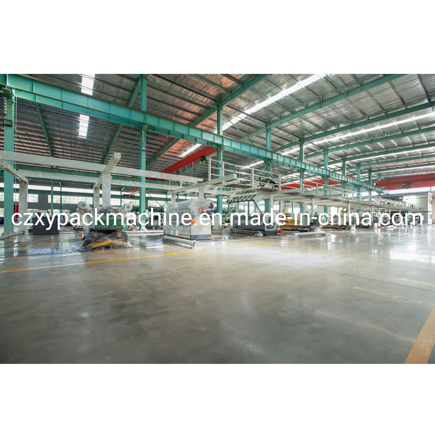 Wj 150-2200-5 Type Five Layer Corrugated Roller Cardboard Production Line