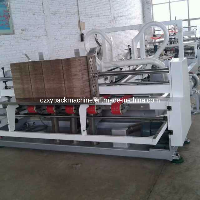 5ply Corrugated Box Gluing and Strapping Machine Inline