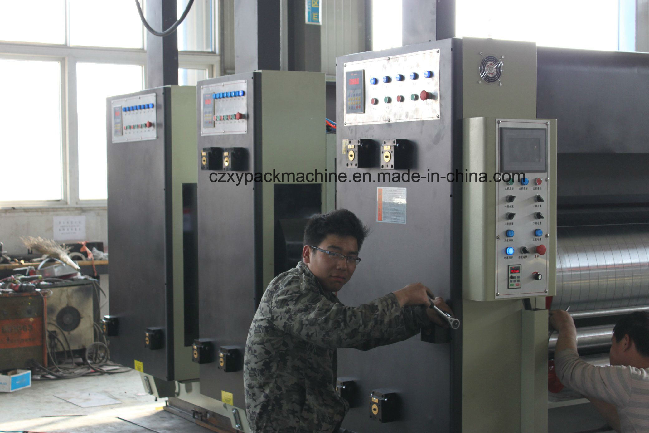 Corrugated Carton Flexo Printing Machinery for Paper Board