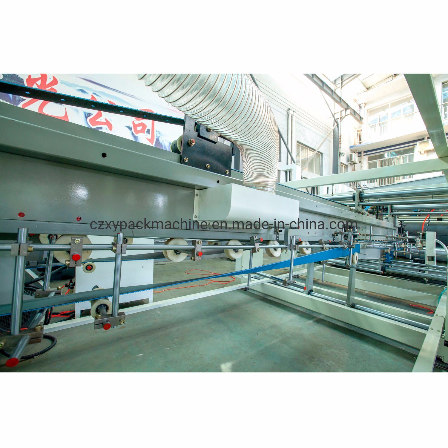 Printing Die Cutting Gluing Strapping Line for Kraft Corrugated Box Making