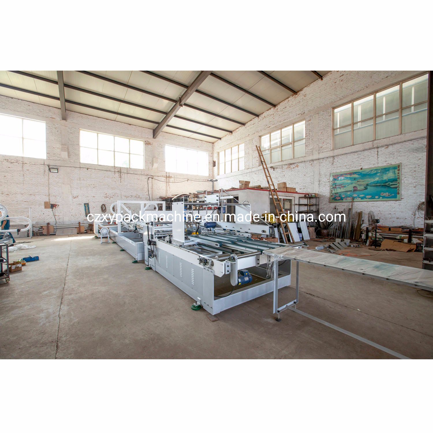 Automatic 5layer Kraft Corrugated Box Folding Gluing Machinery