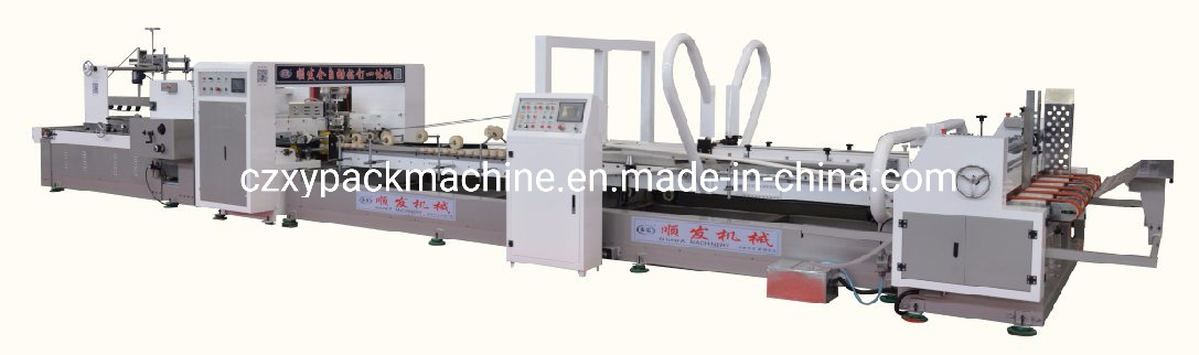 High Speed Good Quality 3layer Corrugated Box Folding Gluing Machine