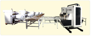 3/5layer Corrugated Box Automatic Folding Gluing Strapping Machinery