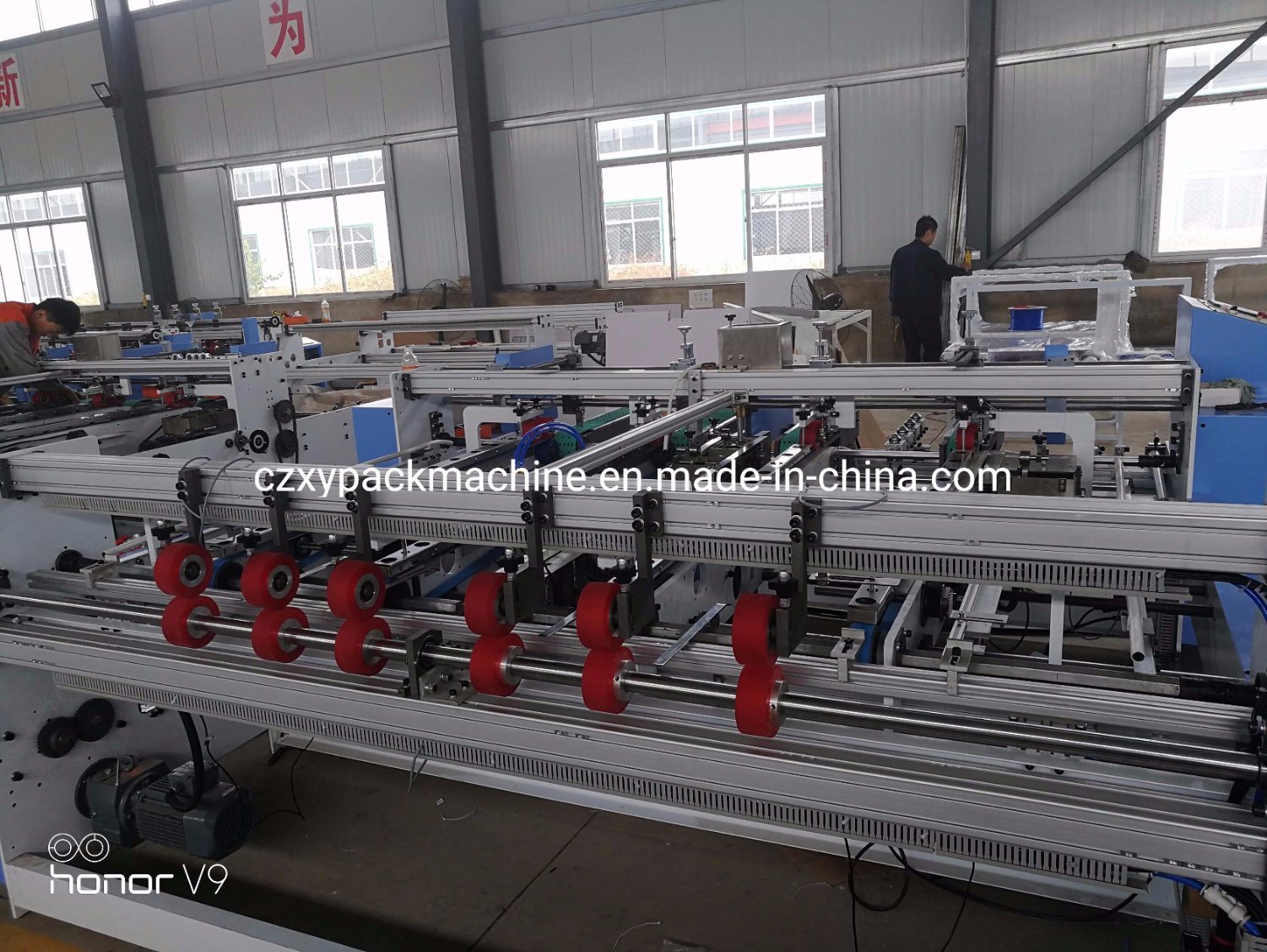 High Speed Folder Gluer Machine for Double Pieces Corrugated Offset Box Making