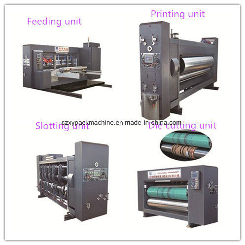 Automatic Carton Printing Slotting Die Cutting Machine with Stacker