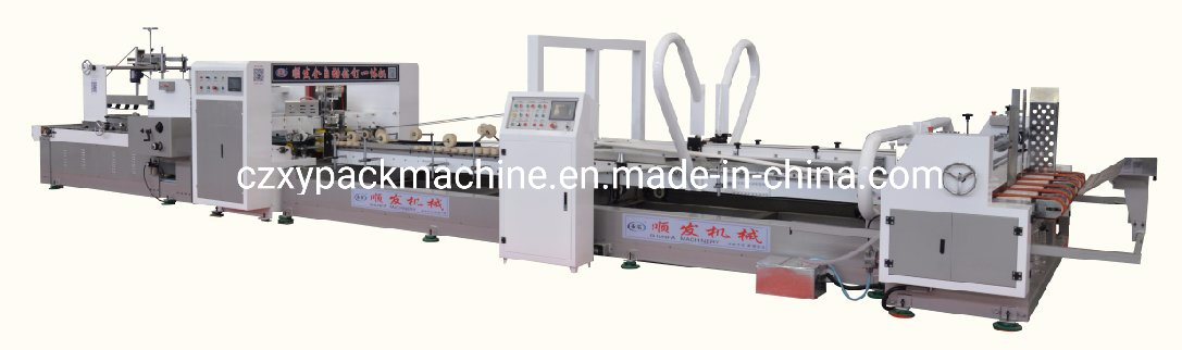 5layer Corrugated Box Folding Gluing Machine for Outside Packaging