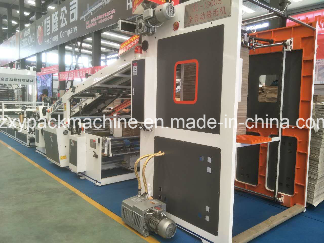 Hebei Vacuum Sucking Full Automatic Paper Flute Laminating Machine