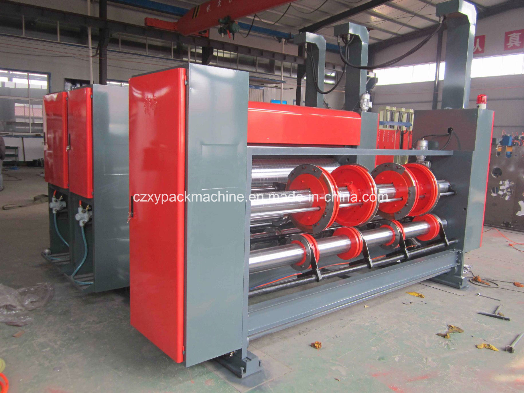 Chain Feeder Flexo Printer Slotter for Corrugated Carton Making Machine