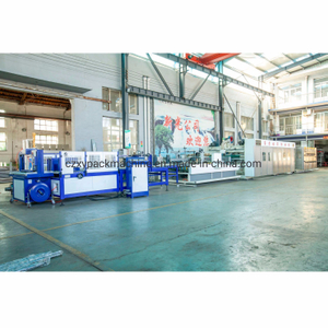 Flexo Printing Folding Gluing and Strapping Linkage in Line for Box Forming