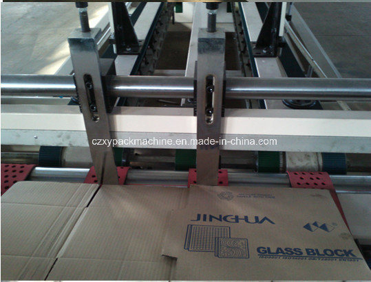 Corrugated Cardboard Automatic Carton Box Folding Gluing Machine