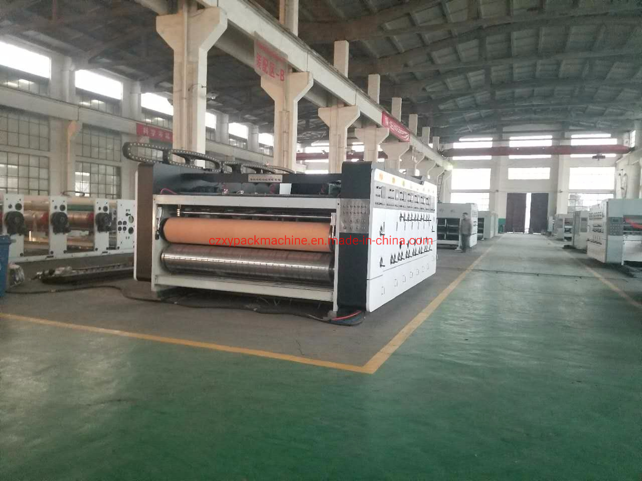 Corrugated Carton Box High Definition Colorful Printing Automatic Cutting Machine