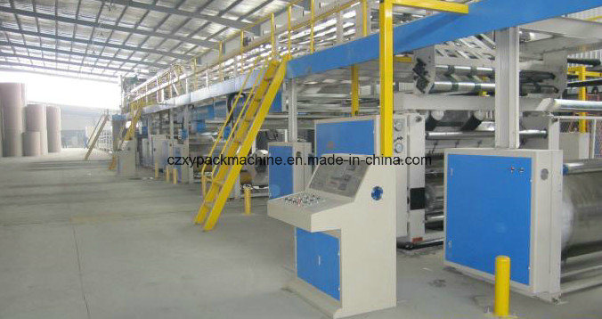 Double Corrugated Roller Corrugate Cardboard Production Line Machine