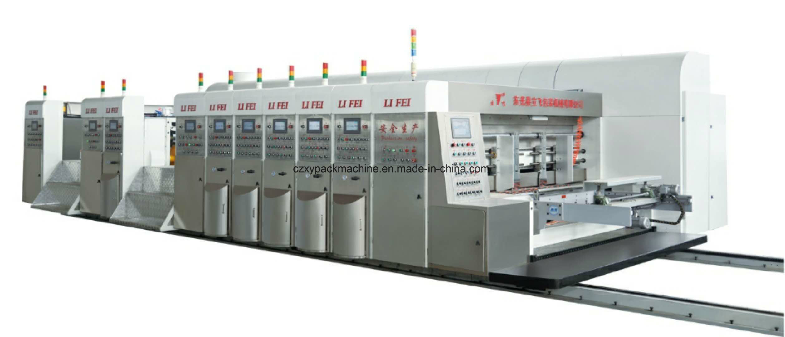Vacuum Transfer High Definition Four Color Printing Slotting Die Cutting Machine